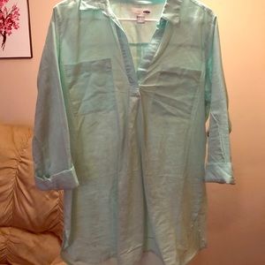 Baby Blue Large Old Navy Blouse